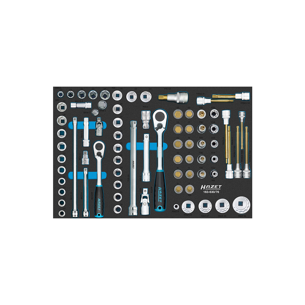 HAZET Sada n&aacute;řad&iacute; 163-630/76 ∙ 76-d&iacute;ln&yacute;
