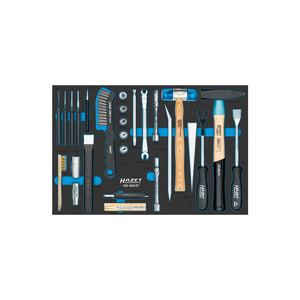 HAZET Sada n&aacute;řad&iacute; 163-632/27 ∙ 27-d&iacute;ln&yacute;