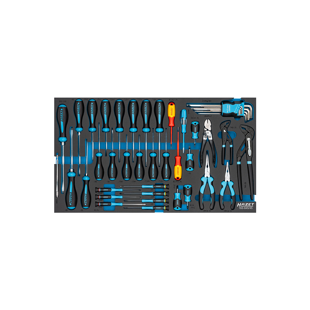 HAZET Sada n&aacute;řad&iacute; 163-645/45 ∙ 45-d&iacute;ln&yacute;