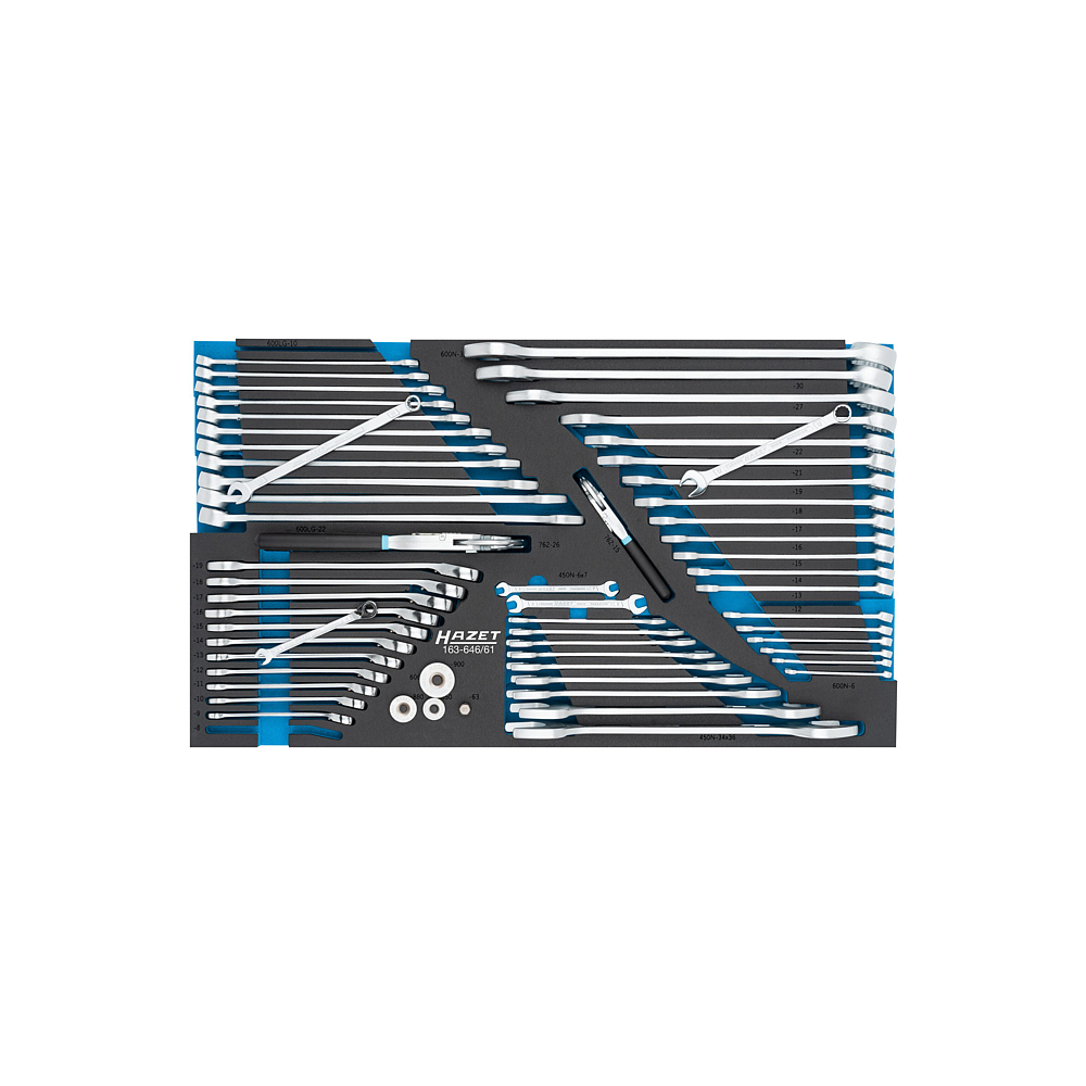 HAZET Sada n&aacute;řad&iacute; 163-646/61 ∙ 61-d&iacute;ln&yacute;
