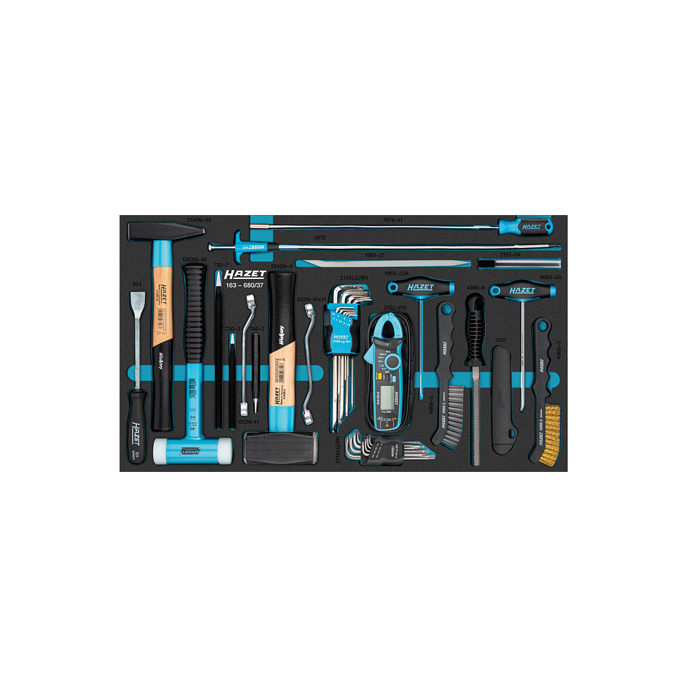 HAZET Sada n&aacute;řad&iacute; 163-680/37 ∙ 37-d&iacute;ln&yacute;