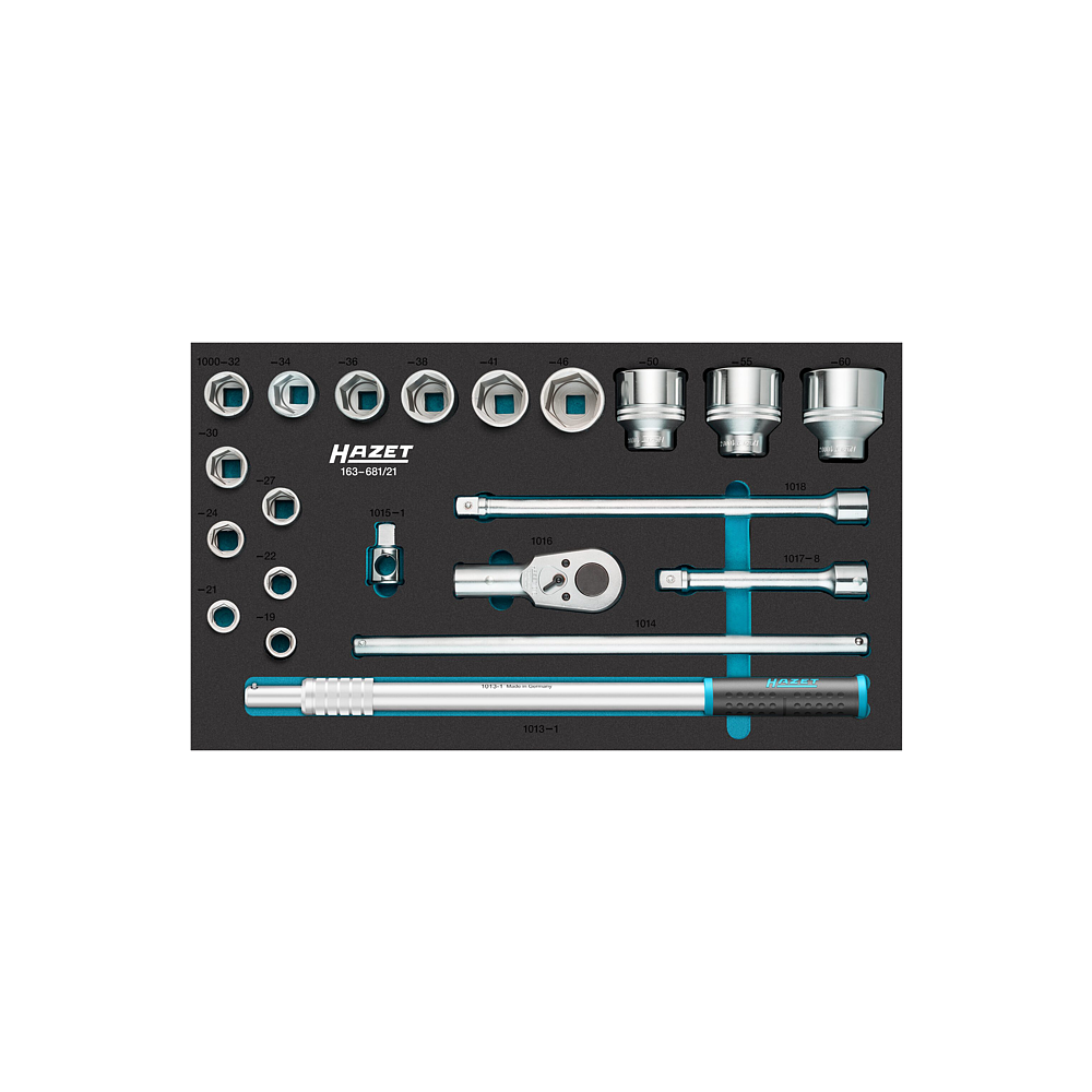 HAZET Sada n&aacute;řad&iacute; 163-681/21 ∙ 21-d&iacute;ln&yacute;