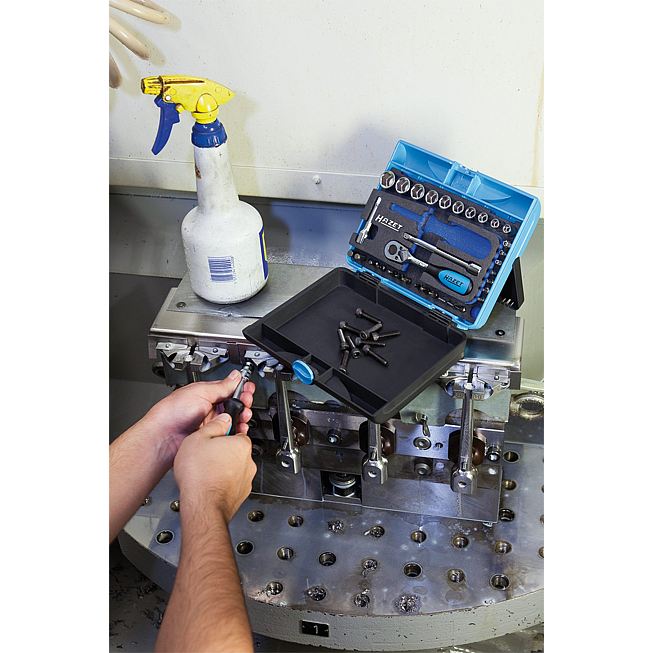 HAZET Box na n&aacute;řad&iacute; ∙ pro &uacute;ložn&yacute; vkl&aacute;dac&iacute; syst&eacute;m 165-S ∙ d x &scaron; x v: 185 mm x 153 mm x 52 mm