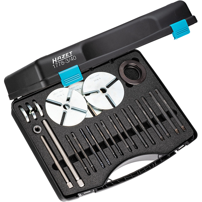 HAZET Sada stahováků kuličkových ložisek 1778-3/40 ∙ 40-dílný