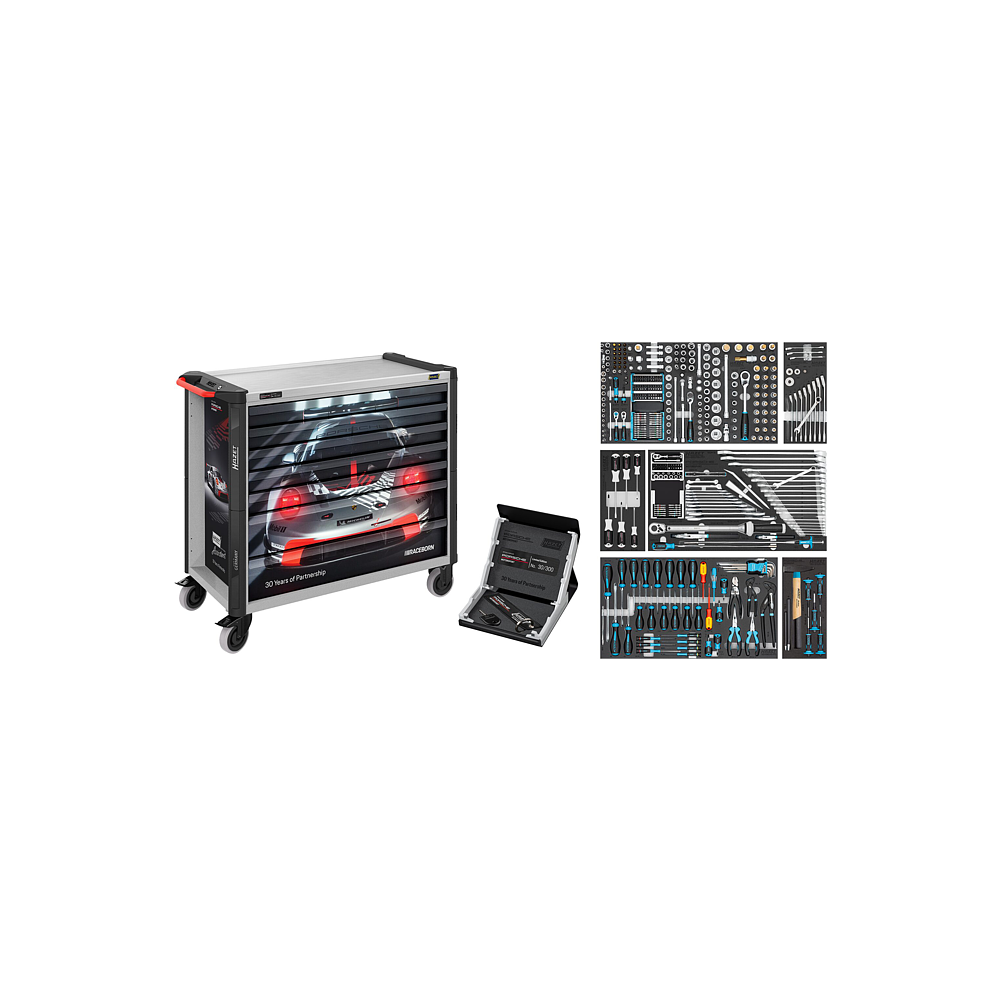 HAZET D&iacute;lensk&yacute; voz&iacute;k Asistent 179NXXL-7/430PD ∙ 430-d&iacute;ln&yacute; ∙ Z&aacute;suvky, n&iacute;zk&eacute;: 5&times; 81&thinsp;x&thinsp;870&thinsp;x&thinsp;398 mm ∙ Z&aacute;suvky, vysok&eacute;: 2&times; 166&thinsp;x&thinsp;870&thinsp;x&thinsp;398 mm