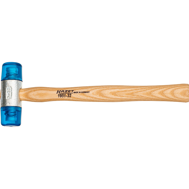HAZET Plastové kladivo ∙ bez zpětného rázu 1951-32 ∙ 32 mm