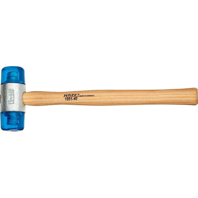 HAZET Plastové kladivo ∙ bez zpětného rázu 1951-40 ∙ 40 mm