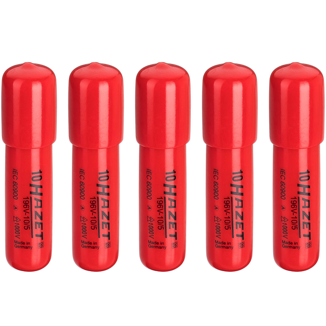 HAZET Samosvorné koncovky ∙ 1000 voltů 196V-10/5 ∙ 5-dílný