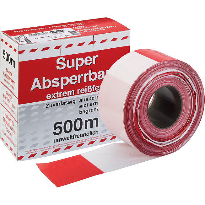 HAZET Fóliová uzavírací páska ∙ červená / bílá voskovaná 200-3