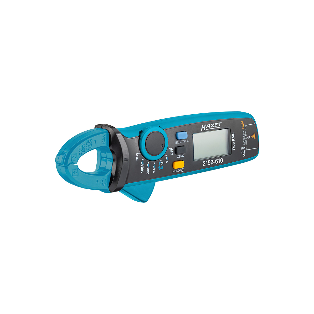 HAZET Proudové kleště ∙ digitální 2152-610 ∙ d x š x v: 34 mm x 60 mm x 175 mm