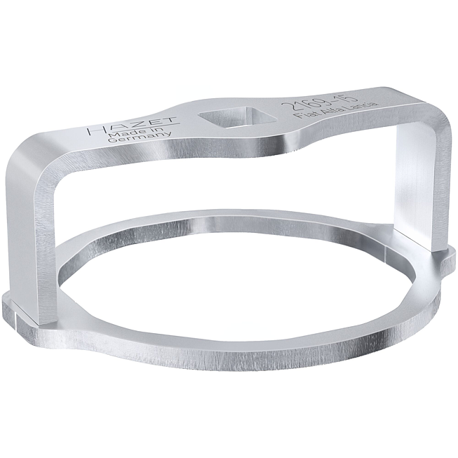 HAZET Klíč na olejové filtry 2169-15 ∙ 1/2 palce (12,5 mm) čtyřhran dutý ∙ Profil vnější 8hran ∙ Velikost 74 mm