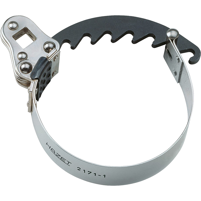 HAZET Klíč na olejové filtry 2171-1 ∙ 1/2 palce (12,5 mm) čtyřhran dutý ∙ 80 – 110 mm