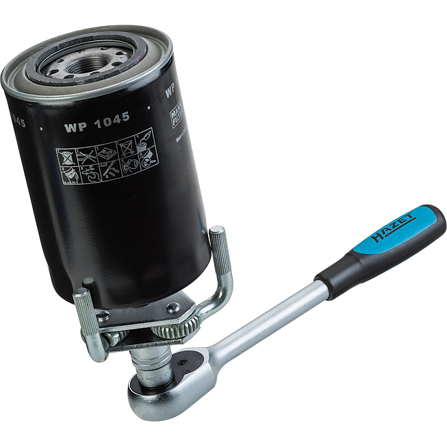 HAZET Kl&iacute;č na olejov&eacute; filtry 2172 ∙ 3/8 palce (10 mm) čtyřhran dut&yacute; ∙ 65&thinsp;&ndash;&thinsp;115 mm