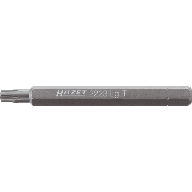 HAZET Bit 2223LG-T25 ∙ 1/4 palce (6,3 mm) šestihran masivní ∙ Vnitřní profil TORX® ∙ Velikost T25