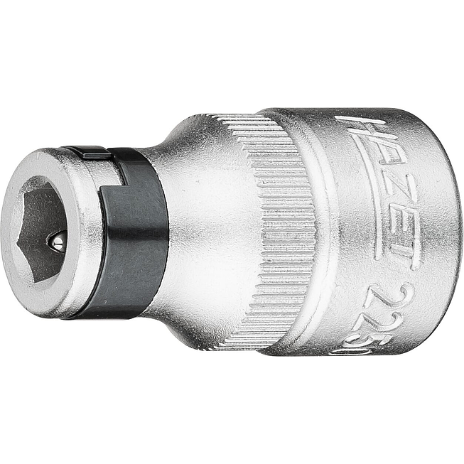 HAZET Adaptér 2250-5 ∙ 1/2 palce (12,5 mm) čtyřhran dutý ∙ 5/16 palce (8 mm) šestihran dutý ∙ Délka: 36 mm