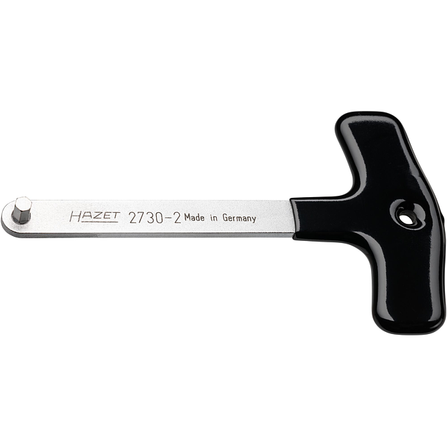 HAZET Nástroj na přídržné pružiny čelistí ruční brzdy 2730-2 ∙ Profil vnitřní šestihran ∙ Velikost 5 mm