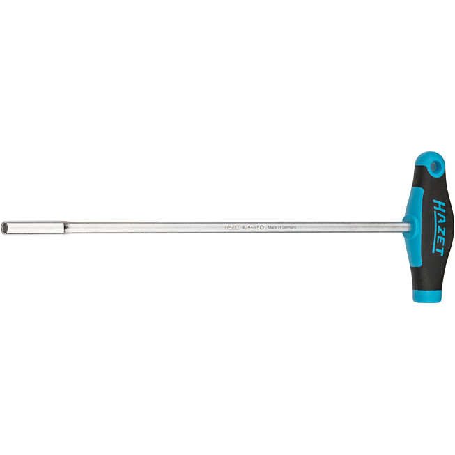 HAZET Nástrčný klíč na radarovou hlavu 428-3.5 ∙ Profil vnější šestihran ∙ Velikost 3,5 mm