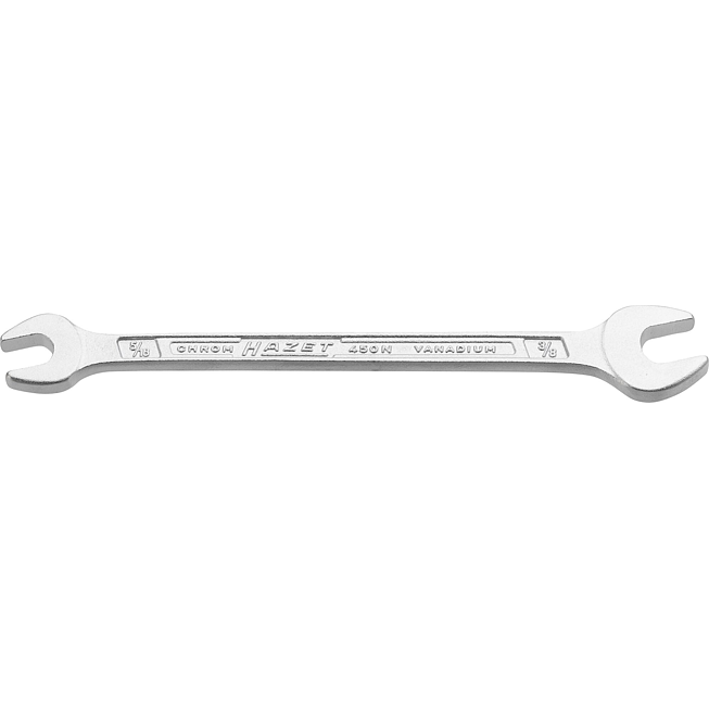 HAZET Oboustranné ploché klíče 450NA-5/16X3/8VKH ∙ Profil vnější šestihran ∙ Velikost <sup>5</sup>⁄<sub>16</sub> x <sup>3</sup>⁄<sub>8</sub>″