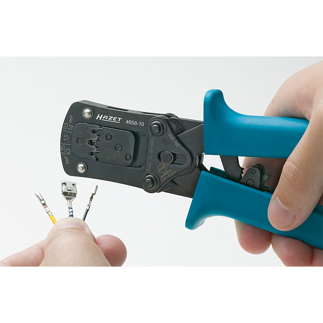 HAZET Krimpovac&iacute; kle&scaron;tě 4658-10 ∙ D&eacute;lka: 150 mm