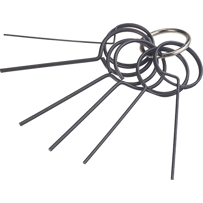 HAZET Sada fixačních trnů 4788-1/6 ∙ 6-dílný