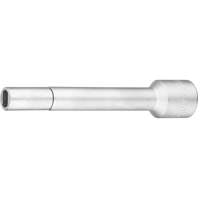 HAZET Prodloužení 4910-71 ∙ 1/2 palce (12,5 mm) čtyřhran dutý ∙ Dutý profil čepu ∙ Velikost pro profil čepu 7,1 x 9,6 mm