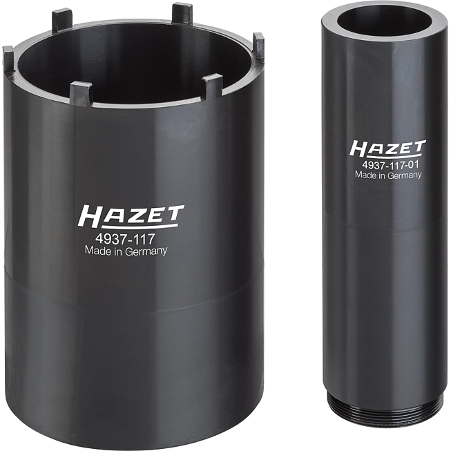 HAZET Sada čepových klíčů pro užitková vozidla 4937-117/2 ∙ 3/4 palce (20 mm) čtyřhran dutý ∙ 2-dílný