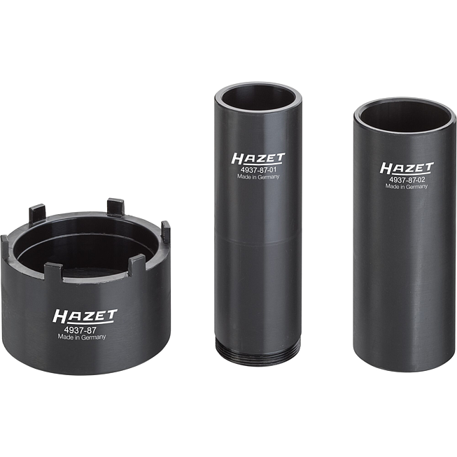 HAZET Sada čepových klíčů pro užitková vozidla 4937-87/3 ∙ 3/4 palce (20 mm) čtyřhran dutý ∙ 3-dílný