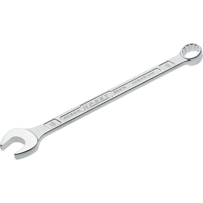 HAZET Očkoploché klíče 600N-15 ∙ Vnější dvojitý šestihran trakční profil ∙ Velikost 15 mm