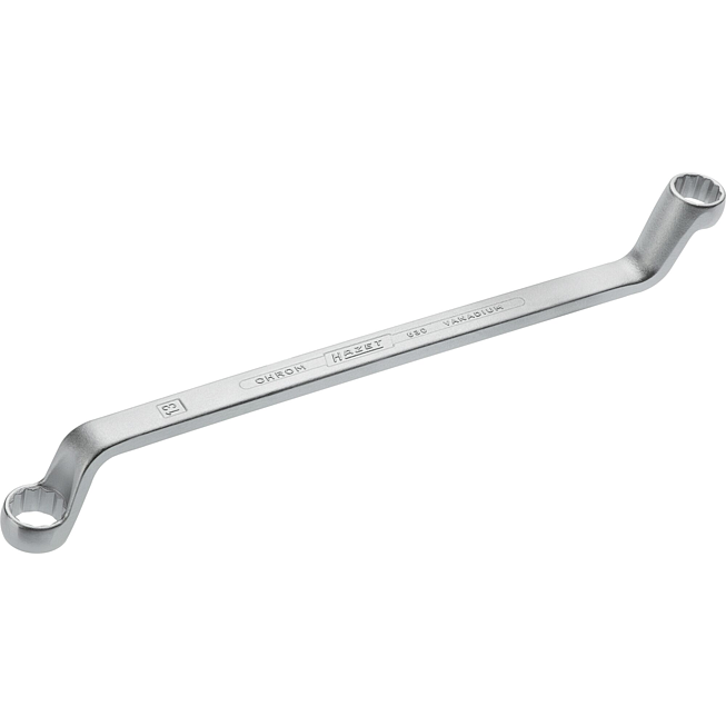 HAZET Oboustrann&eacute; očkov&eacute; kl&iacute;če 630-12X13 ∙ Vněj&scaron;&iacute; dvojit&yacute; &scaron;estihran trakčn&iacute; profil ∙ Velikost 12 x 13 mm