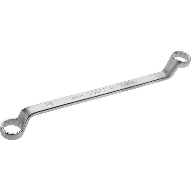 HAZET Oboustranné očkové klíče 630-25X28 ∙ Vnější dvojitý šestihran trakční profil ∙ Velikost 25 x 28 mm