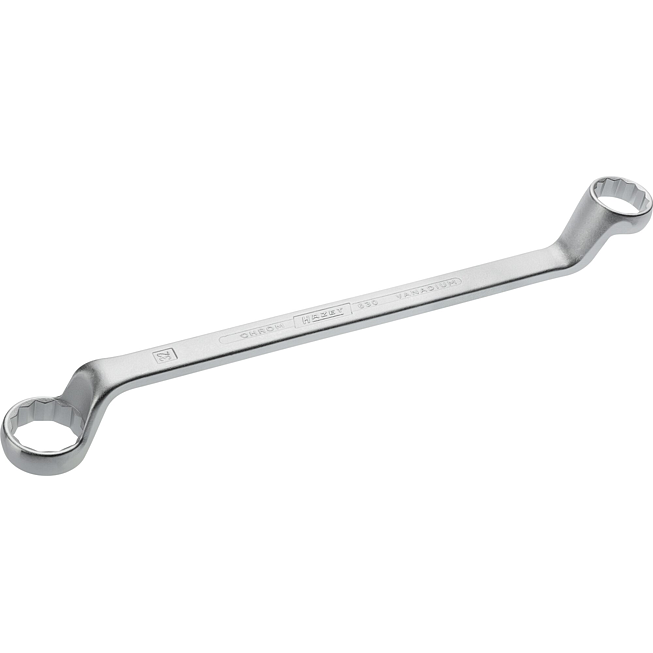 HAZET Oboustranné očkové klíče 630-27X32 ∙ Vnější dvojitý šestihran trakční profil ∙ Velikost 27 x 32 mm