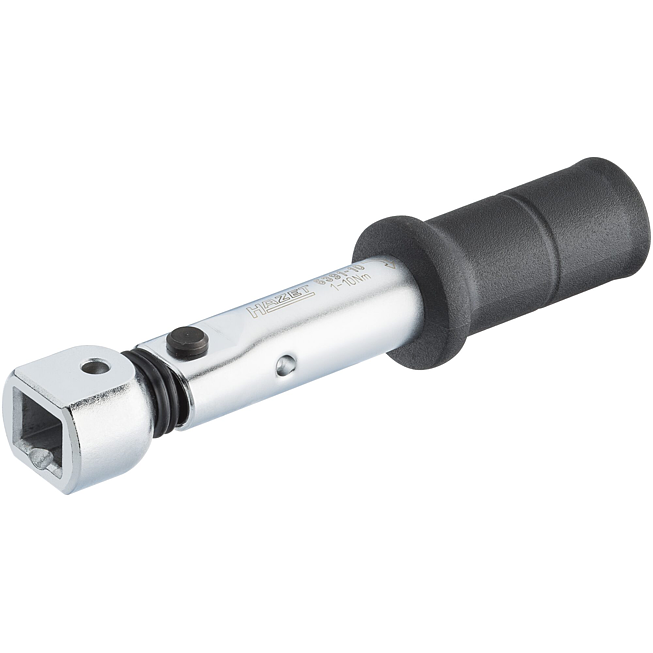 HAZET Momentový klíč 6391-10 ∙ Rozsah momentu min-max: 1 – 10 Nm ∙ Přesnost: 6% ∙ 9 x 12 mm nástrčný čtyřhran dutý ∙ Délka: 124 mm