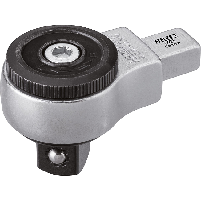 HAZET Nástrčná přepínací ráčna 6403 ∙ 9 x 12 mm nástrčný čtyřhran masiv ∙ 1/2 palce (12,5 mm) čtyřhran masivní ∙ Délka: 58,5 mm