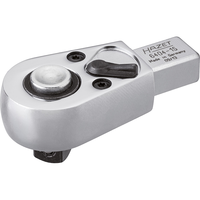 HAZET Nástrčná přepínací ráčna 6404-1S ∙ 14 x 18 mm nástrčný čtyřhran masiv ∙ 1/2 palce (12,5 mm) čtyřhran masivní ∙ Délka: 83,5 mm