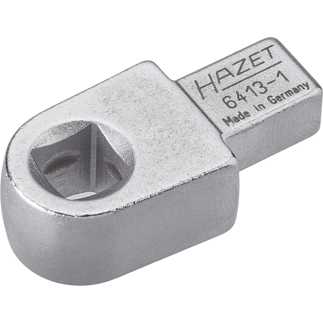 HAZET Drž&aacute;k na z&aacute;suvn&eacute; čtyřhrany 6413-1 ∙ 9 x 12 mm n&aacute;strčn&yacute; čtyřhran masiv ∙ 3/8 palce (10 mm) čtyřhran dut&yacute; ∙ D&eacute;lka: 43,5 mm