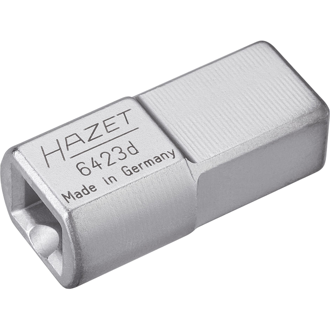 HAZET Nástrčný adaptér 6423D ∙ 14 x 18 mm nástrčný čtyřhran masiv ∙ 9 x 12 mm nástrčný čtyřhran dutý ∙ Délka: 45 mm