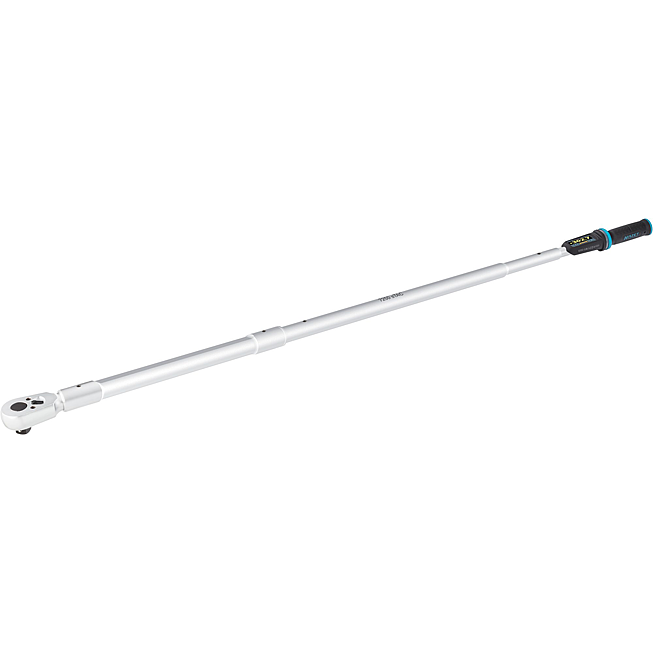 HAZET Elektronický momentový / úhlový klíč 7250-5STAC ∙ Rozsah momentu min-max: 200 – 1000 Nm ∙ lbf min.–max.: 150 – 750 lbf.ft  ∙ Přesnost: 1% ∙ 3/4 palce (20 mm) čtyřhran masivní ∙ Délka: 1772 mm