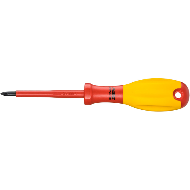 HAZET Elektrikářský šroubovák ∙ s ochrannou izolací 810VDE-PH1 ∙ Křížový profil PH ∙ Velikost PH1