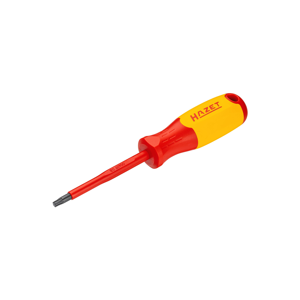 HAZET Elektrikářský šroubovák ∙ s ochrannou izolací 811KV-T30 ∙ Vnitřní profil TORX® ∙ Velikost T30