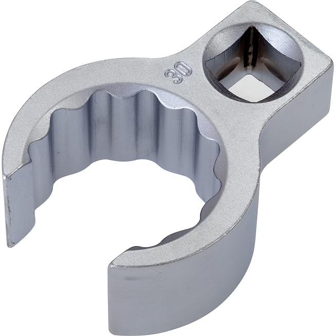 HAZET Očkov&yacute; kl&iacute;č ∙ otevřen&yacute; 848Z-30 ∙ 1/2 palce (12,5 mm) čtyřhran dut&yacute; ∙ Profil vněj&scaron;&iacute; dvojit&yacute; &scaron;estihran ∙ Velikost 30 mm ∙ Vnitřn&iacute; čtyřhran 12,5 = <sup>1</sup>&frasl;<sub>2</sub>&Prime;