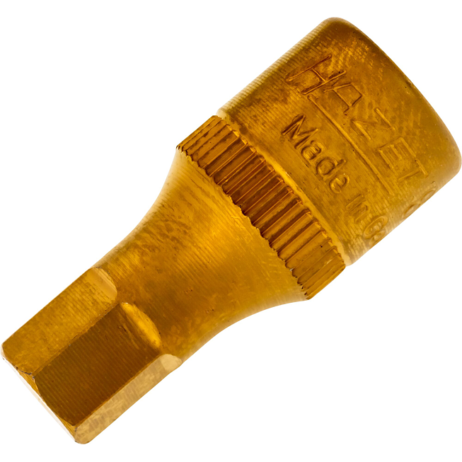 HAZET Nástrčná hlavice 8501-7 ∙ 1/4 palce (6,3 mm) čtyřhran dutý ∙ Profil vnitřní šestihran ∙ Velikost 7 mm
