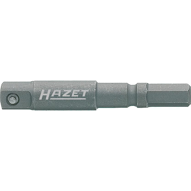 HAZET Adaptér pro rázový, strojový utahovák 8508S-1 ∙ Šestihran masivní ISO 1173-A 5,5 ∙ 1/4 palce (6,3 mm) čtyřhran masivní ∙ Délka: 50 mm