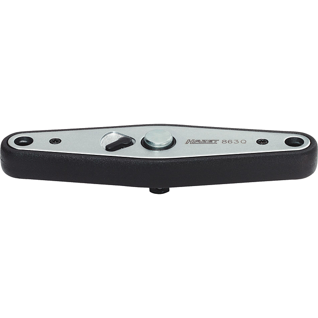 HAZET Ráčna ∙ s příčnou rukojetí 863Q ∙ 1/4 palce (6,3 mm) čtyřhran masivní ∙ Délka: 100 mm