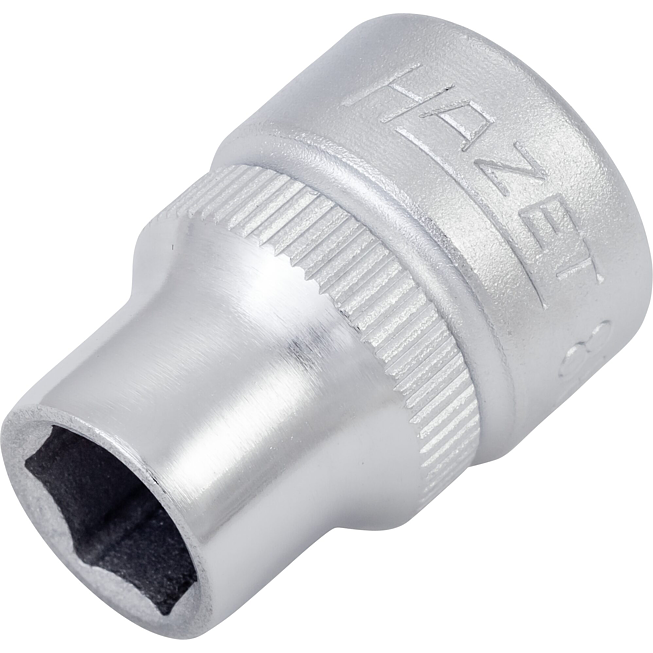 HAZET Nástrčná hlavice 880-8 ∙ 3/8 palce (10 mm) čtyřhran dutý ∙ Trakční profil vnější šestihran ∙ Velikost 8 mm
