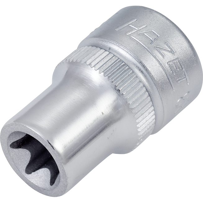 HAZET Nástrčná hlavice 880-E10 ∙ 3/8 palce (10 mm) čtyřhran dutý ∙ Vnější profil TORX® ∙ Velikost E10