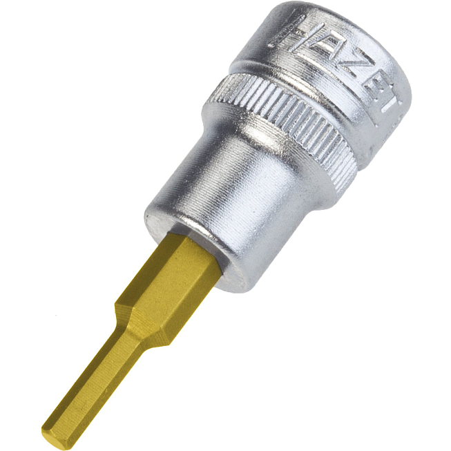 HAZET Nástrčná hlavice 8801A-1/8 ∙ 3/8 palce (10 mm) čtyřhran dutý ∙ Profil vnitřní šestihran ∙ Velikost 1/8″