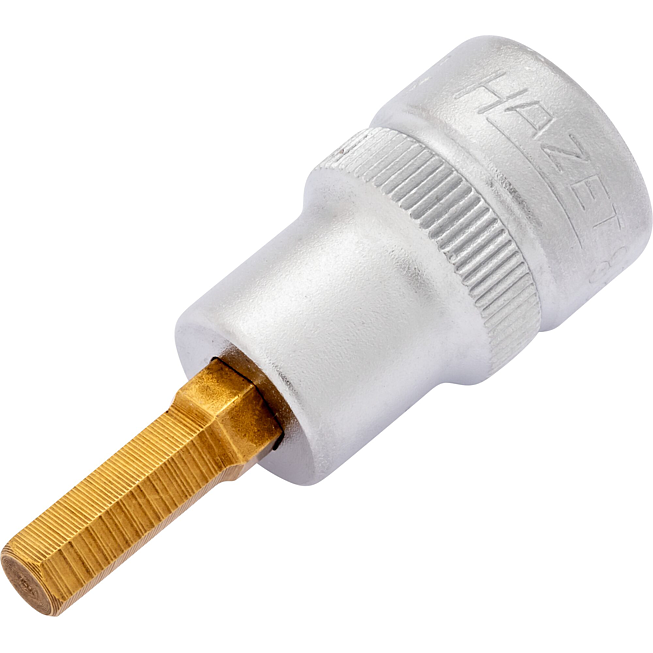HAZET Nástrčná hlavice 8801K-5 ∙ 3/8 palce (10 mm) čtyřhran dutý ∙ Profil vnitřní šestihran ∙ Velikost 5 mm
