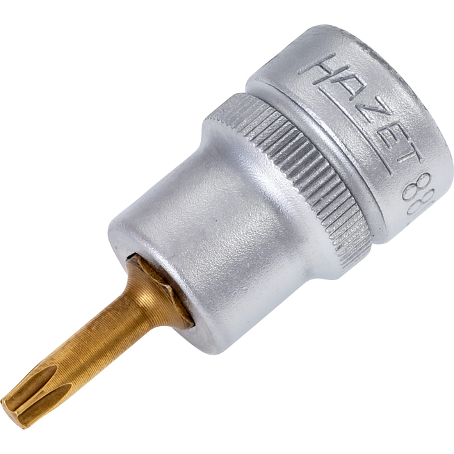 HAZET Nástrčná hlavice 8802-T20 ∙ 3/8 palce (10 mm) čtyřhran dutý ∙ Vnitřní profil TORX® ∙ Velikost T20