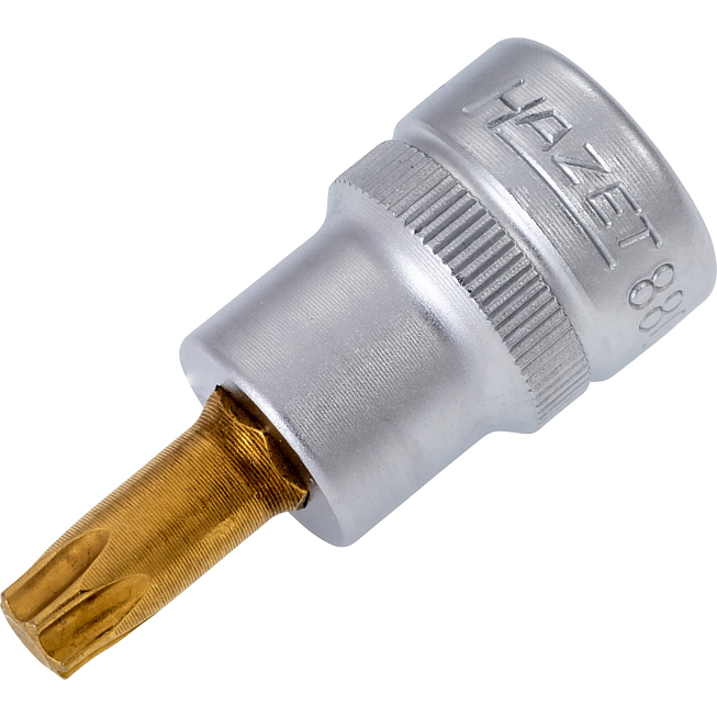 HAZET Nástrčná hlavice 8802-T40 ∙ 3/8 palce (10 mm) čtyřhran dutý ∙ Vnitřní profil TORX® ∙ Velikost T40