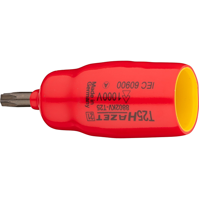 Uvnitř nástrčného klíče HAZET 3/8 "TORX® šroubovák